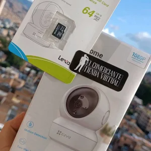 Cámara WiFi 360° C6N de 2MP + Microsd 64gb