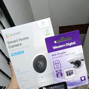 Cámara WiFi 360° C6N 3K ( 5 megapixeles) para interior + Memoria de 64 Gb