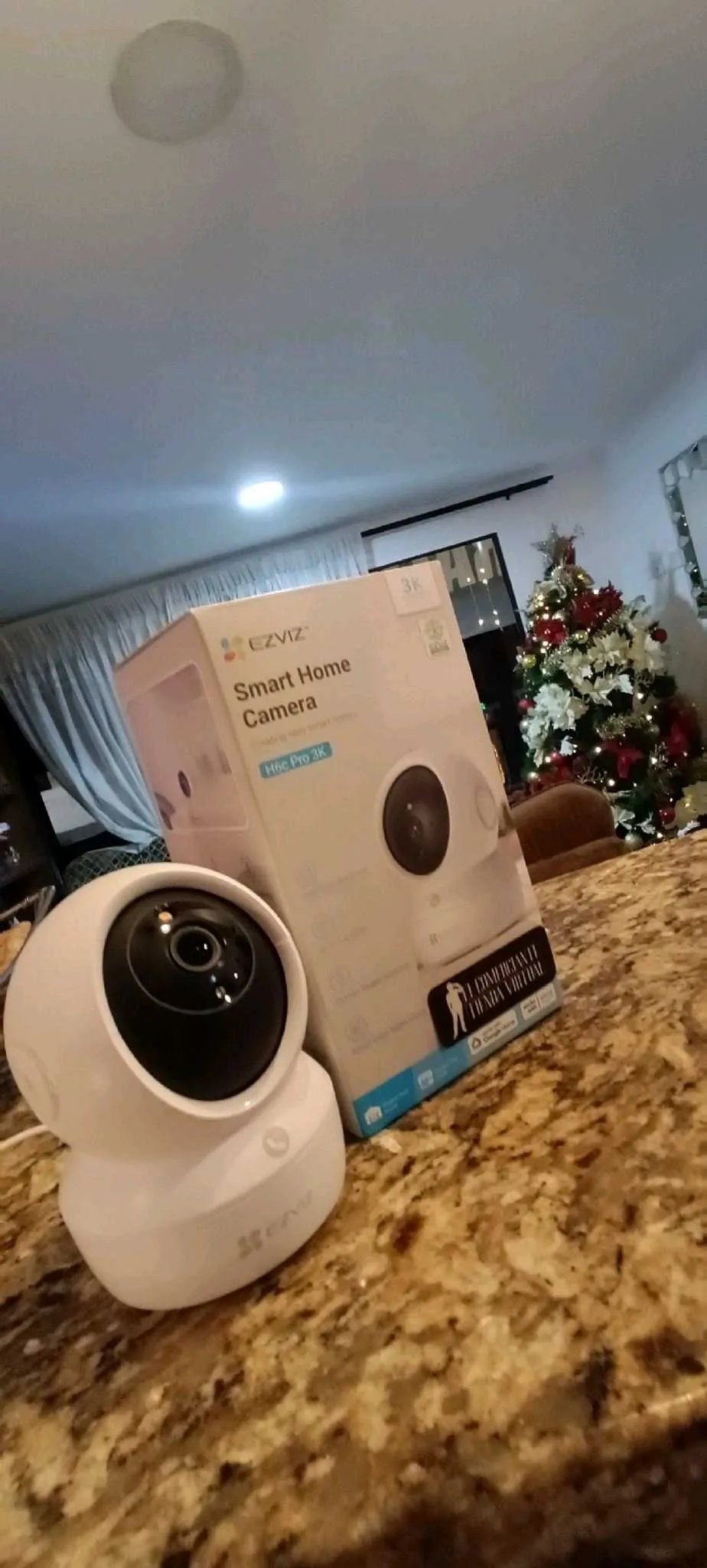 Cámara WiFi 360° C6N 3K ( 5 megapixeles) para interior + Memoria de 64 Gb - Imagen 2