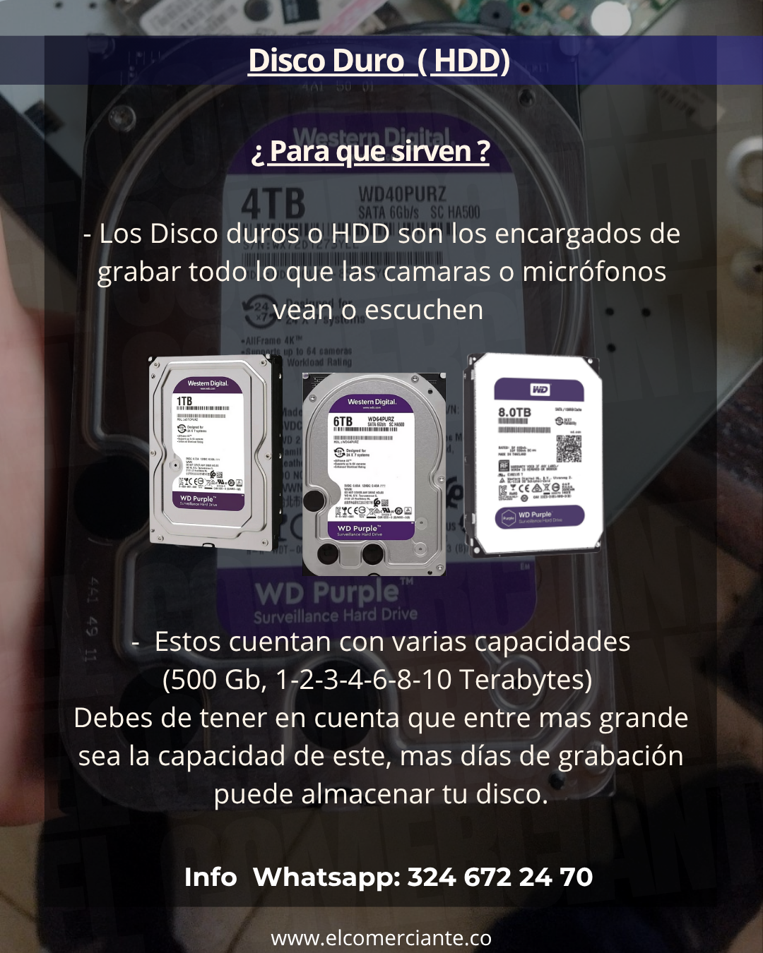 kit # 4 Dvr de 8ch + 04 Camaras de seguridad. - Imagen 3
